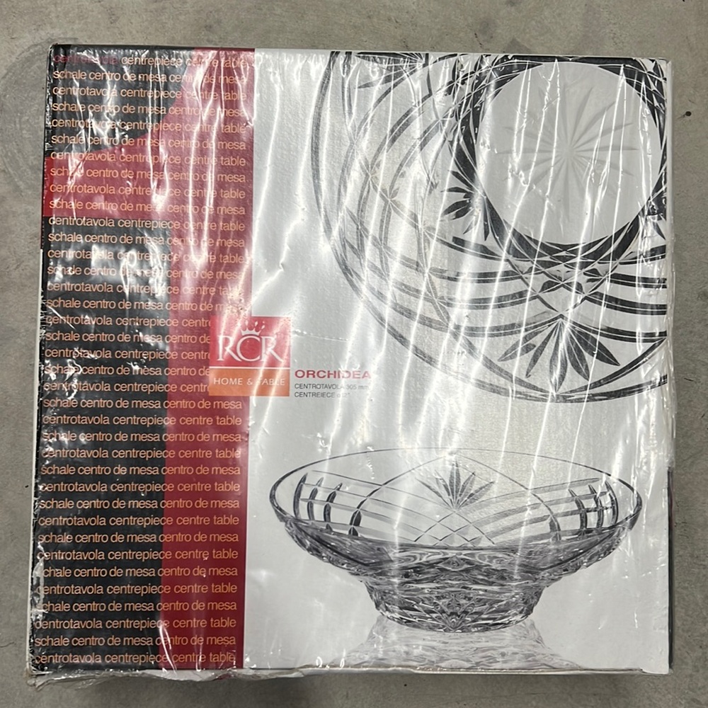 NEW IN BOX RCR ORCHIDEA CENTERPIECE BOWL